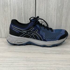 ASICS Blue Black Athletic Shoes